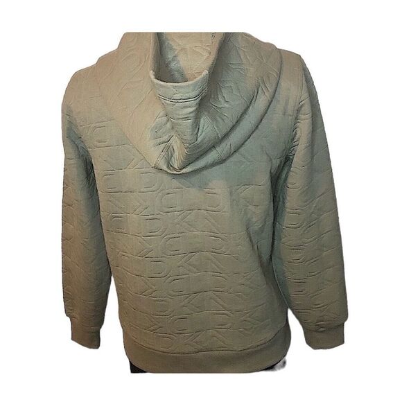 DKNY Women’s Hooded Sweat Jacket/ Front ZipperOlive/Design printed DKNY/… - Picture 3 of 4